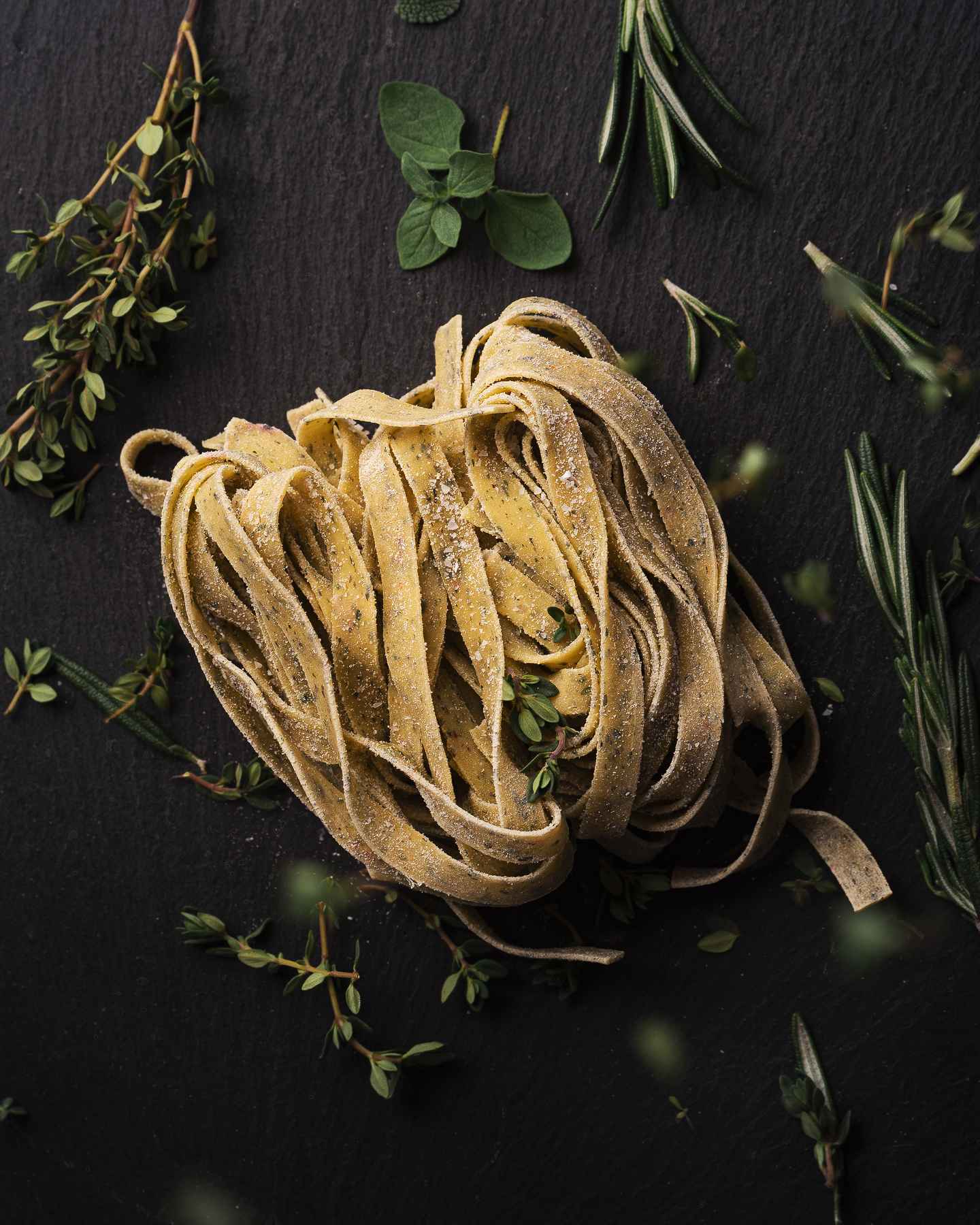 Pasta met zwarte peper